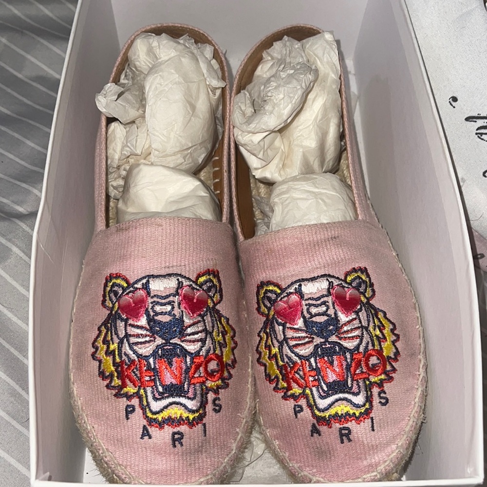 Classic Espadrilles Flamingo Pink kenzo slip on